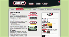 Desktop Screenshot of leroyfrance.com